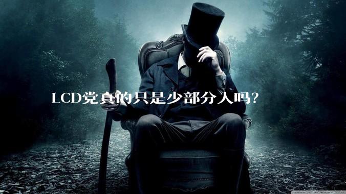 LCD党真的只是少部分人吗？