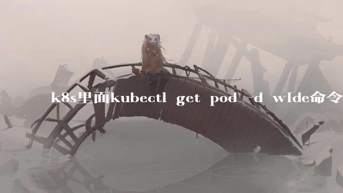 k8s里面kubectl get pod -d wide命令作用是什么？