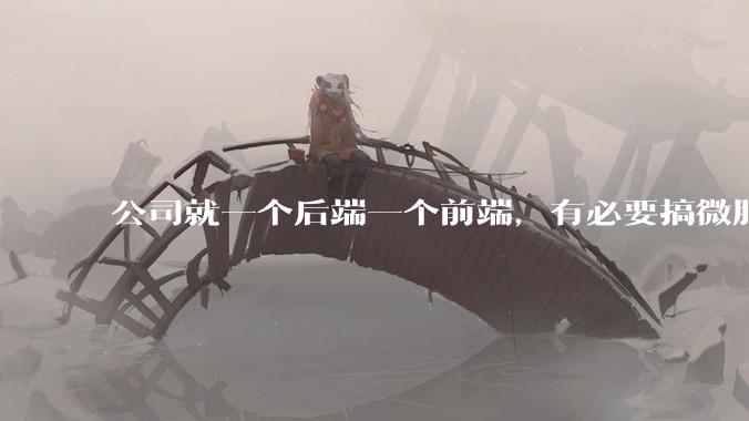 公司就一个后端一个前端，有必要搞微服务吗？