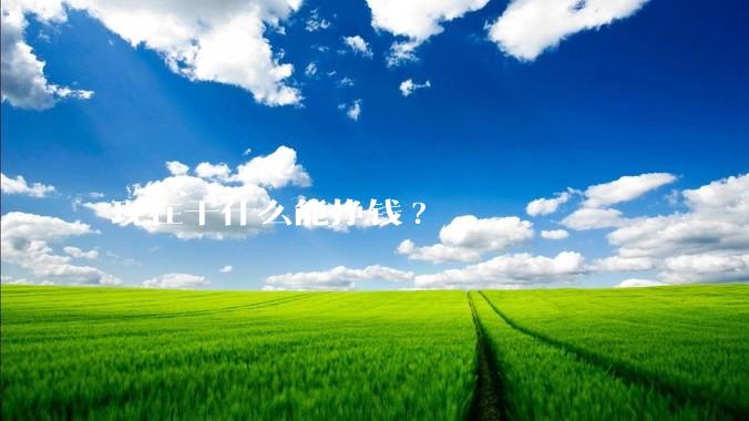 现在干什么能挣钱?