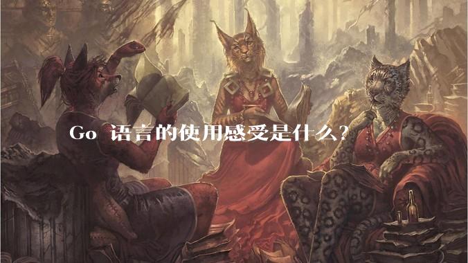 Go 语言的使用感受是什么？