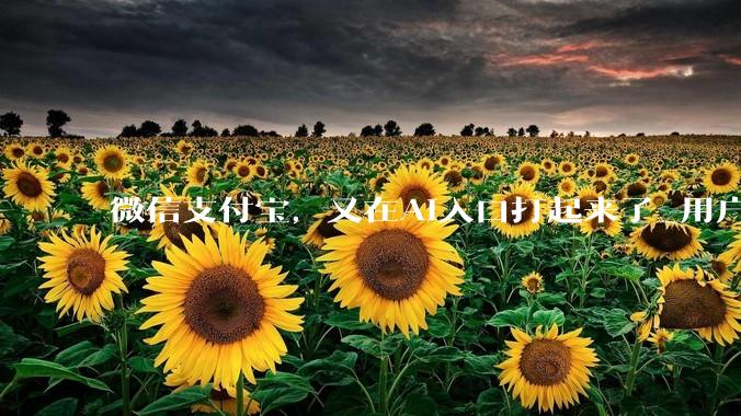 微信支付宝，又在AI入口打起来了_用户_Agent_社交