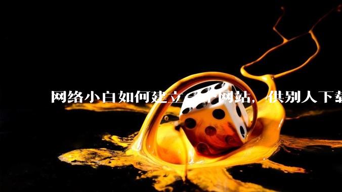 网络小白如何建立一个网站，供别人下载文件（主要是PDF和MP3）?
